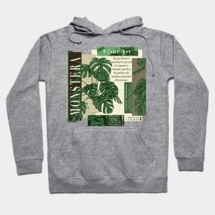 Monstera Plant Art Hoodie